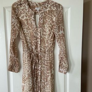 Cheetah print dress